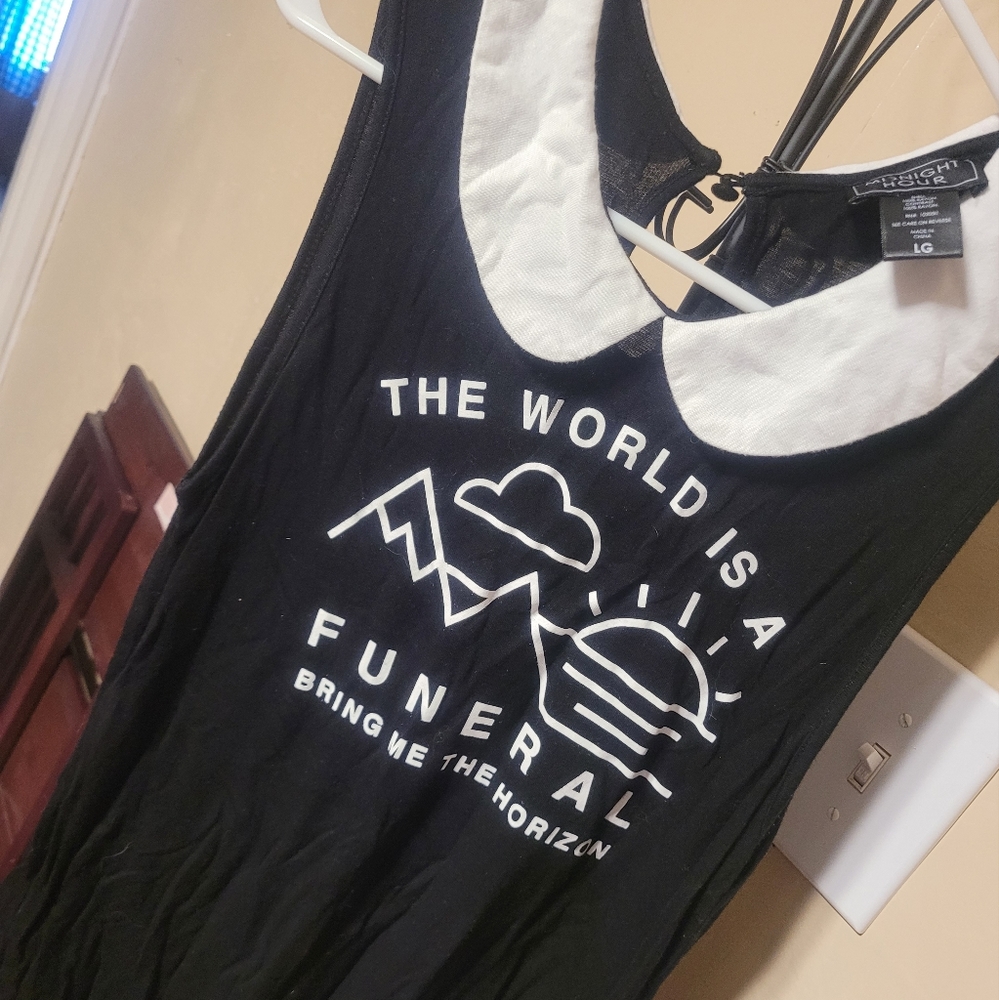 Bring Me The Horizon Size Large Collared Tank